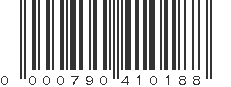 UPC 000790410188