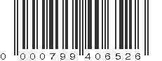 UPC 000799406526