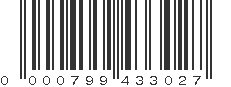 UPC 000799433027