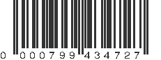 UPC 000799434727