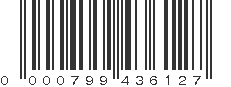 UPC 000799436127