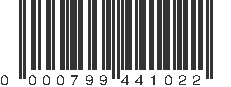 UPC 000799441022