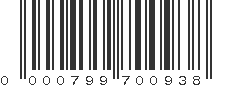 UPC 000799700938