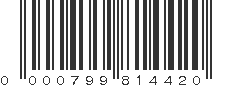 UPC 000799814420