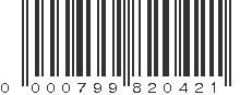 UPC 000799820421