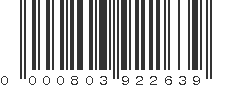 UPC 000803922639