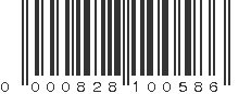 UPC 000828100586