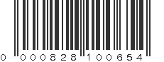 UPC 000828100654