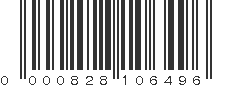 UPC 000828106496