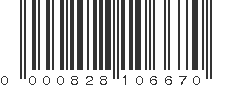 UPC 000828106670