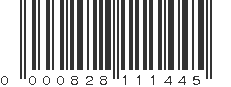 UPC 000828111445