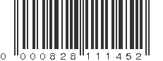 UPC 000828111452