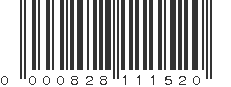 UPC 000828111520