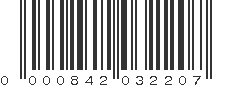 UPC 000842032207