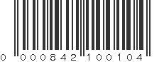 UPC 000842100104