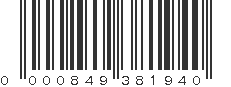 UPC 000849381940