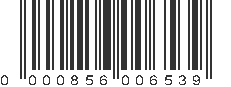 UPC 000856006539