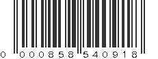 UPC 000858540918