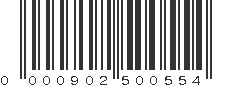 UPC 000902500554