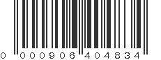 UPC 000906404834