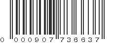 UPC 000907736637