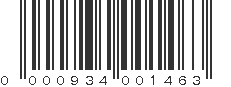 UPC 000934001463