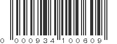 UPC 000934100609