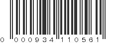 UPC 000934110561