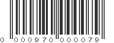 UPC 000970000079