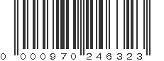 UPC 000970246323