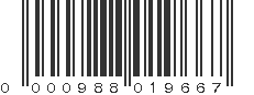 UPC 000988019667