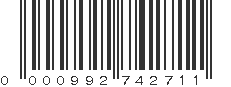 UPC 000992742711