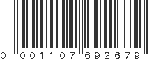 UPC 001107692679