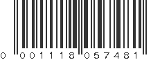 UPC 001118057481