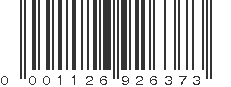 UPC 001126926373