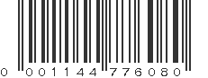 UPC 001144776080