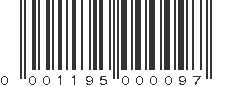 UPC 001195000097