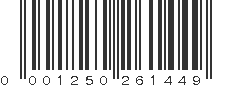 UPC 001250261449