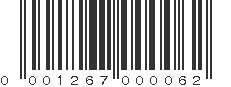 UPC 001267000062