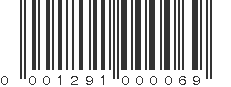 UPC 001291000069