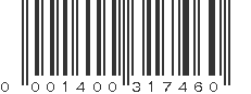 UPC 001400317460