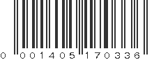 UPC 001405170336