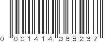 UPC 001414368267