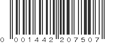 UPC 001442207507