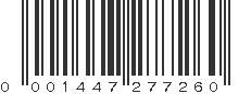 UPC 001447277260