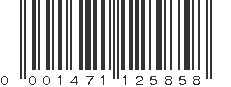 UPC 001471125858