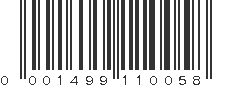 UPC 001499110058