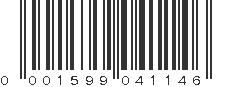 UPC 001599041146