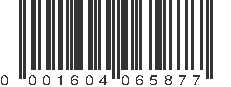 UPC 001604065877