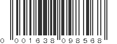 UPC 001638098568